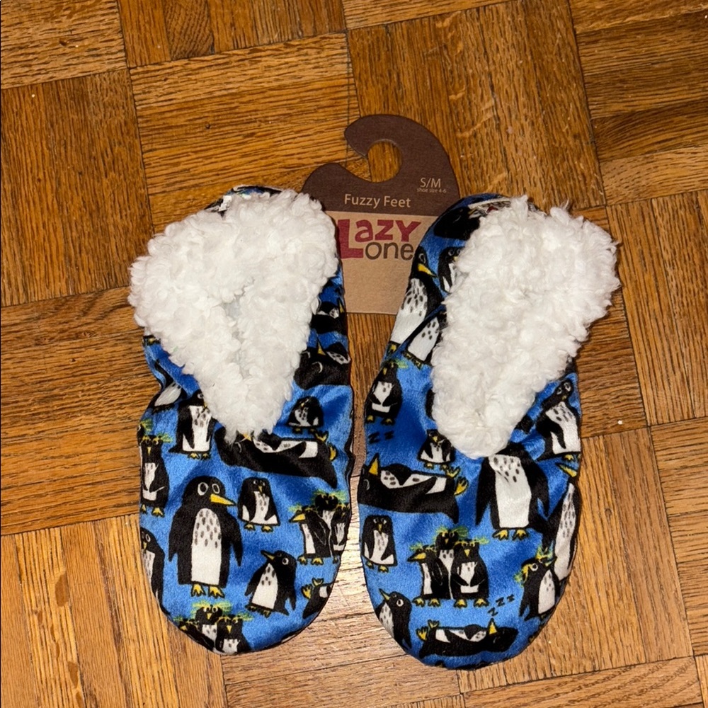 New Lazy One Penguin Slippers
